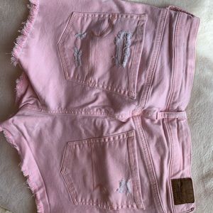 American Eagle pink shorts size 12